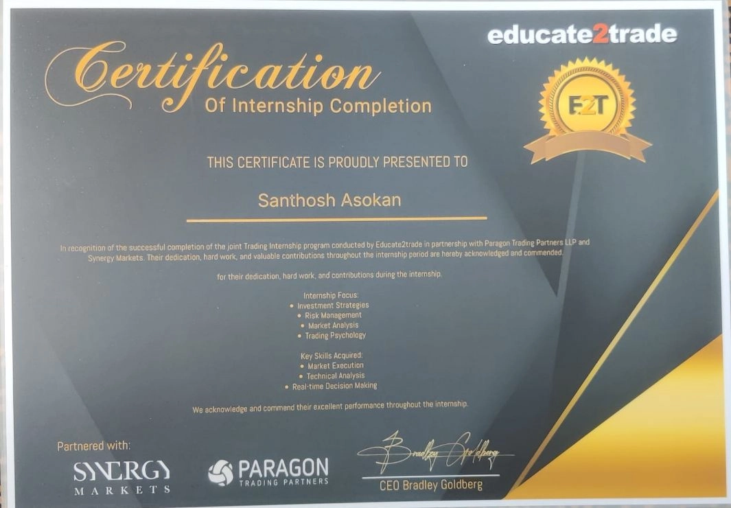 Financial Analyst Experience Certification
